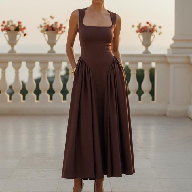 La Vire - Calin | Ärmelloses Ausgestelltes Abendkleid