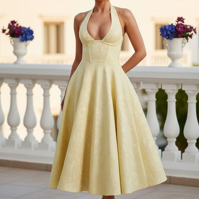 La Vire - Raram | Ärmelloses Midilanges Midikleid