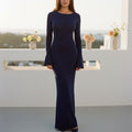 La Vire - Milen | Langärmliges Körperbetontes Abendkleid