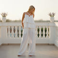 Eypolly - Tihal | Wide-Leg Tiered Suit Women