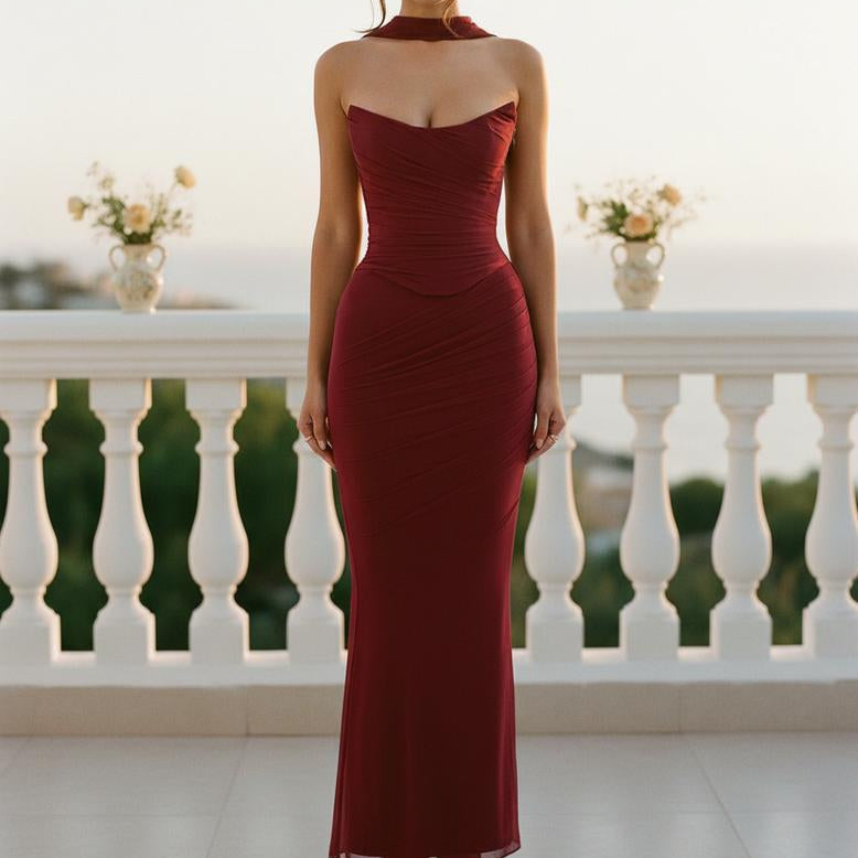 La Vire - Elvar | Ärmelloses Figurbetontes Abendkleid