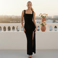 La Vire - Elven | Ärmelloses Samtiges Bodycon Kleid